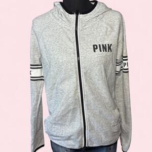 Victoria’s Secret PINK Size XS zip-up hoodie Y2k athleisure casual minimalist